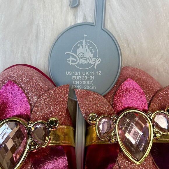 Aurora Costume Shoes Sleeping Beauty Princess Disney Store Size 13/1 Girls Kids - Picture 3 of 8